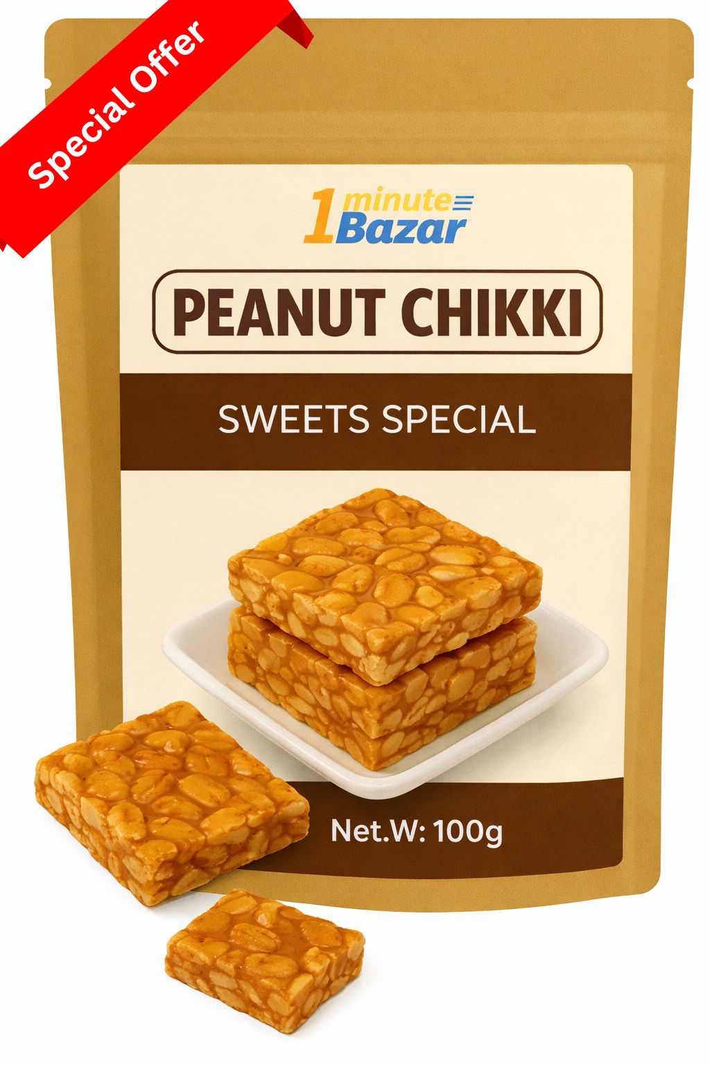 Peanut Chikki & Besan Laddu Combo Pack - Image 5